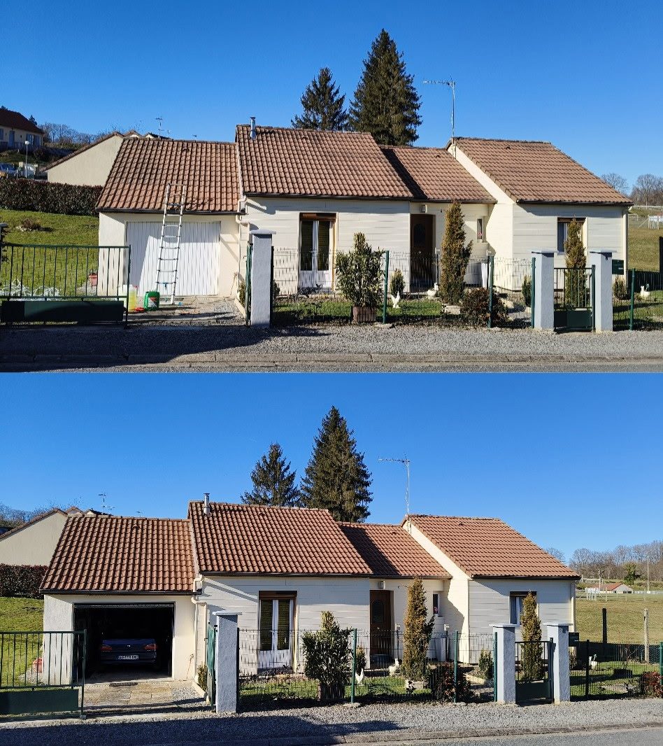 Nettoyage et démoussage de toiture